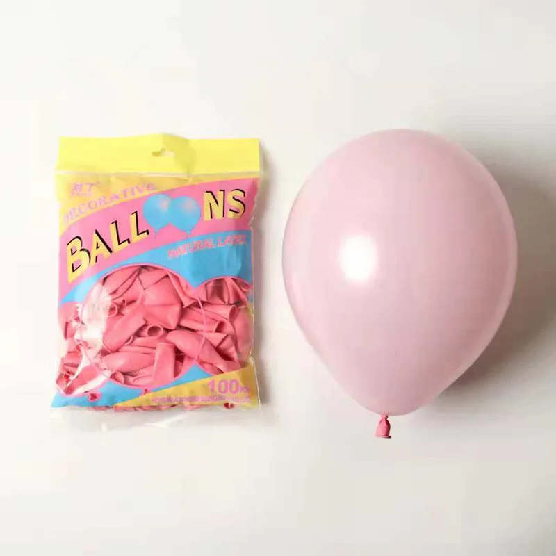 50pcs 50 шт. 10 дюймов 2,2 г цветной Макарон Свадебный шар День Рождения украшения Розовый Мятный розовый Детские игрушки - Цвет: 50pcs