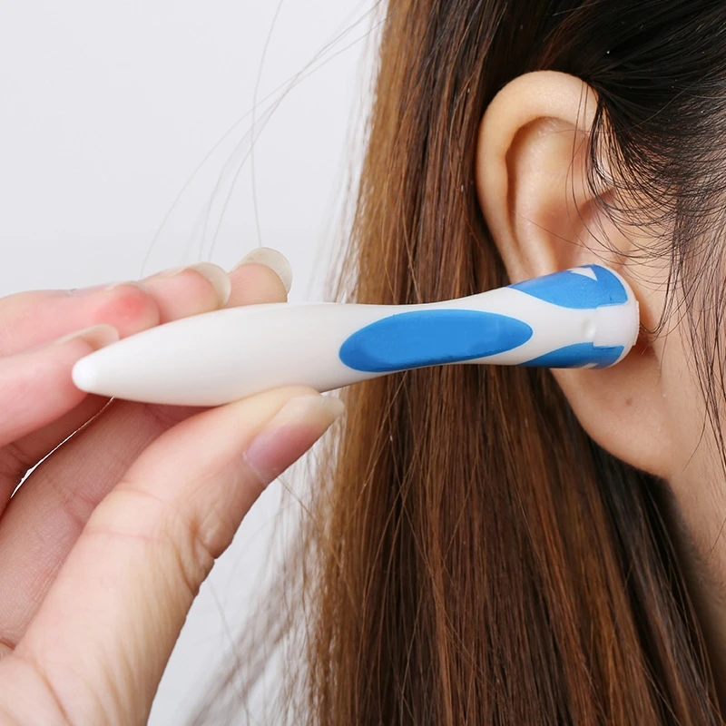 

EarWax Cleaner Removal Easy Swab Soft Head Clean Ears Machine Spiral Soft Safe Earpick Tools Include 15PCS Replacement Heads