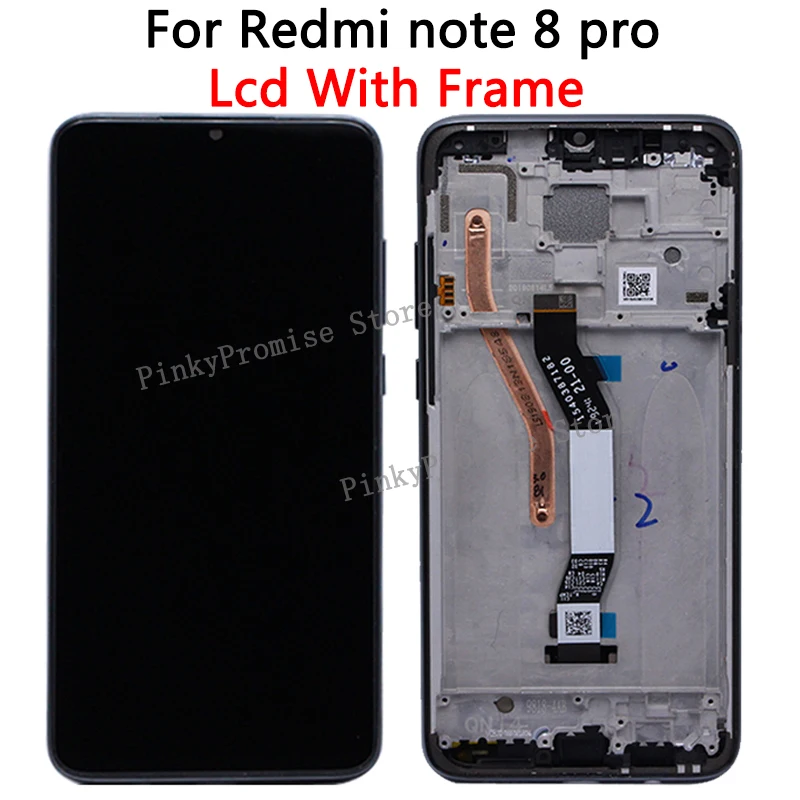 ЖК дисплей для Xiaomi Redmi Note 8 сенсорный экран с дигитайзером в сборе Pro сменный