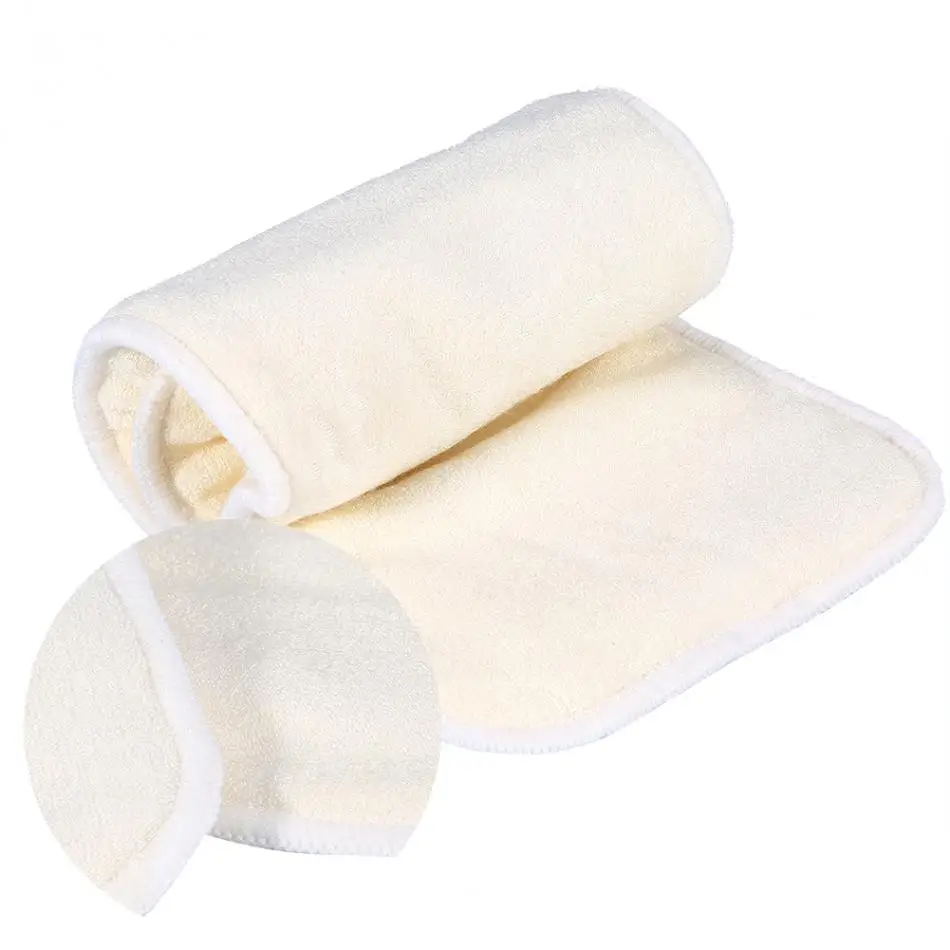 1 шт. пеленки вставки повторного использования 5 Слои площадку бамбуковое волокно