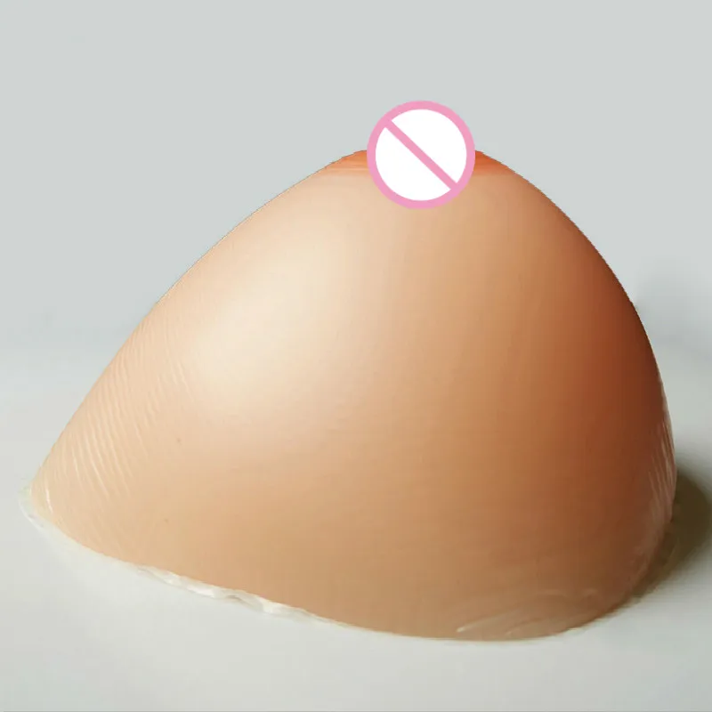 A To D Cup Medical Grade Silicone Lifelike and Soft Breast Form Triangle Casual Wearer Transgender Breast Enlargement Artifact