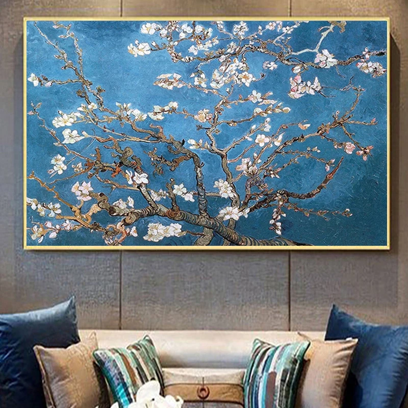 

Modern Classic Abstract Van Gogh Flower Landscape Canvas Painting Wall Art Prints and Poster Art Picture for Living Room Cuadros