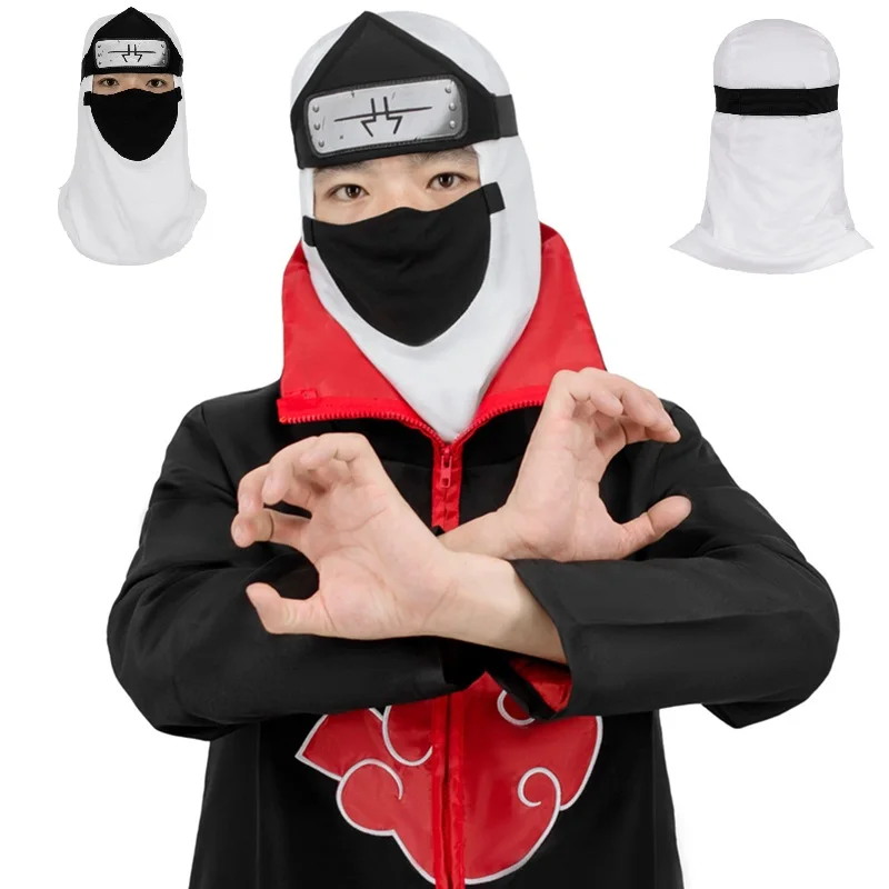 Akatsuki Какузу маска для косплея защита лба головной убор костюм Хэллоуина с
