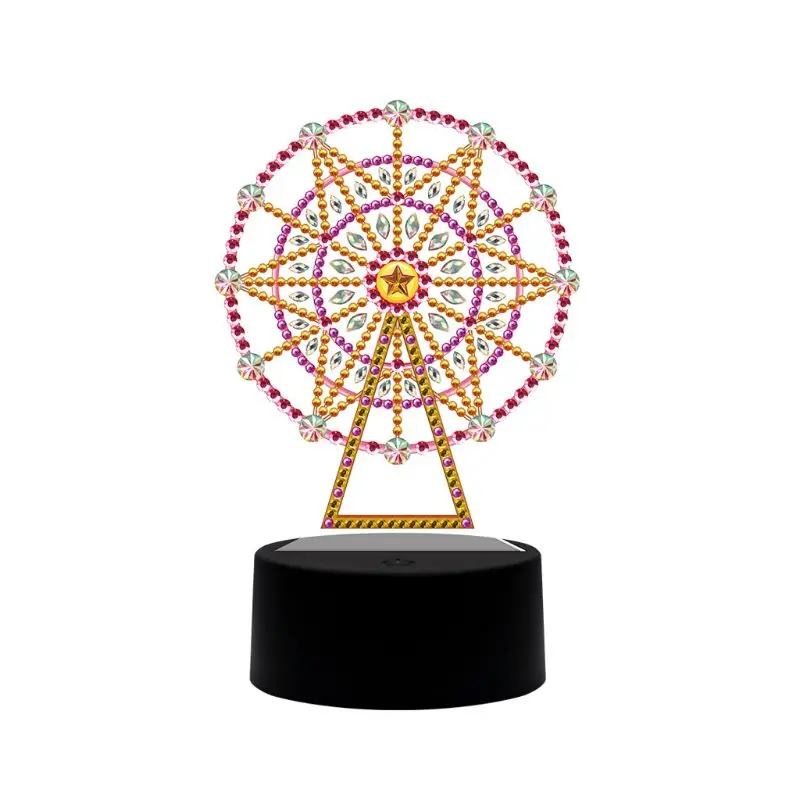 Новый потолочный светильник DIY светодиодный алмазов картина Ночной мультфильм