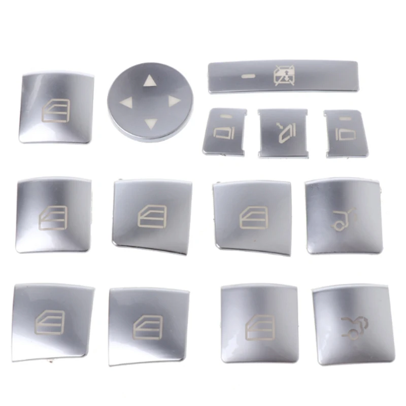 Car Window Glass Lift Button Sticker For Mercedes Benz B C E Gla Cla Glk Gl Ml Gle Class | Автомобили и мотоциклы