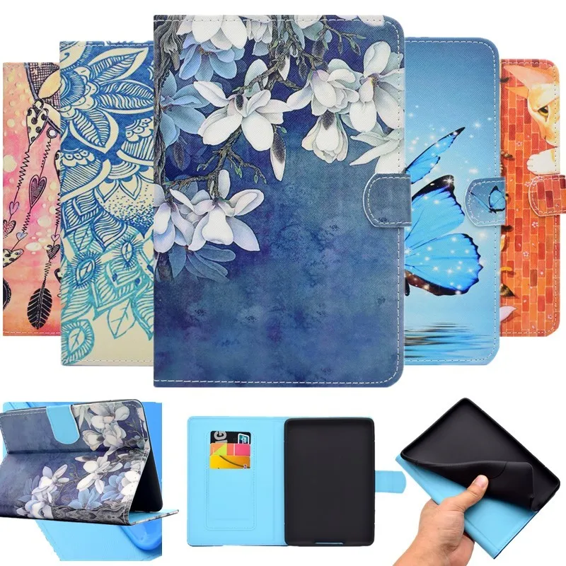 

For Amazon Kindle Paperwhite 1 2 3 6.0 stand Tablet Case PU Leather Funda Case Cover for Kindle Paperwhite 123 Ebook cover 6''