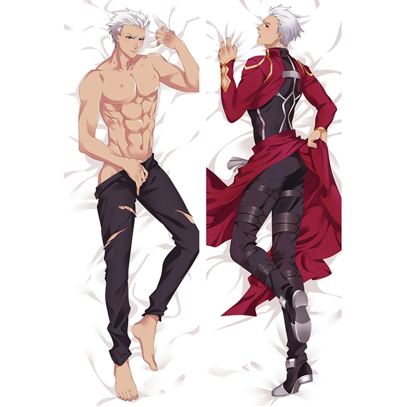 Подушка в стиле аниме Fate/stay Night с принтом эмия персиковая обнимающая героями