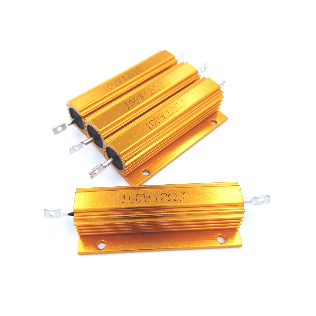

5Pcs 1.5R 1.5ohm 1.5 170R 170ohm 170 R Ohm 100W Watt Aluminum Wirewound Power Metal Shell Case Resistor Resistance RX24