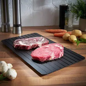 fast defrosting tray planche decongelation thaw frozen food meat fruit quick defrosting plate board defrost tray kitchen gadgets free global shipping
