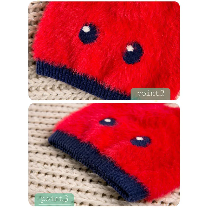 

Scarf Cartoon Ear Design Hat Infant Cotton Collar Baby Winter Warmer Scarves Neckerchiefs Headwear Set new