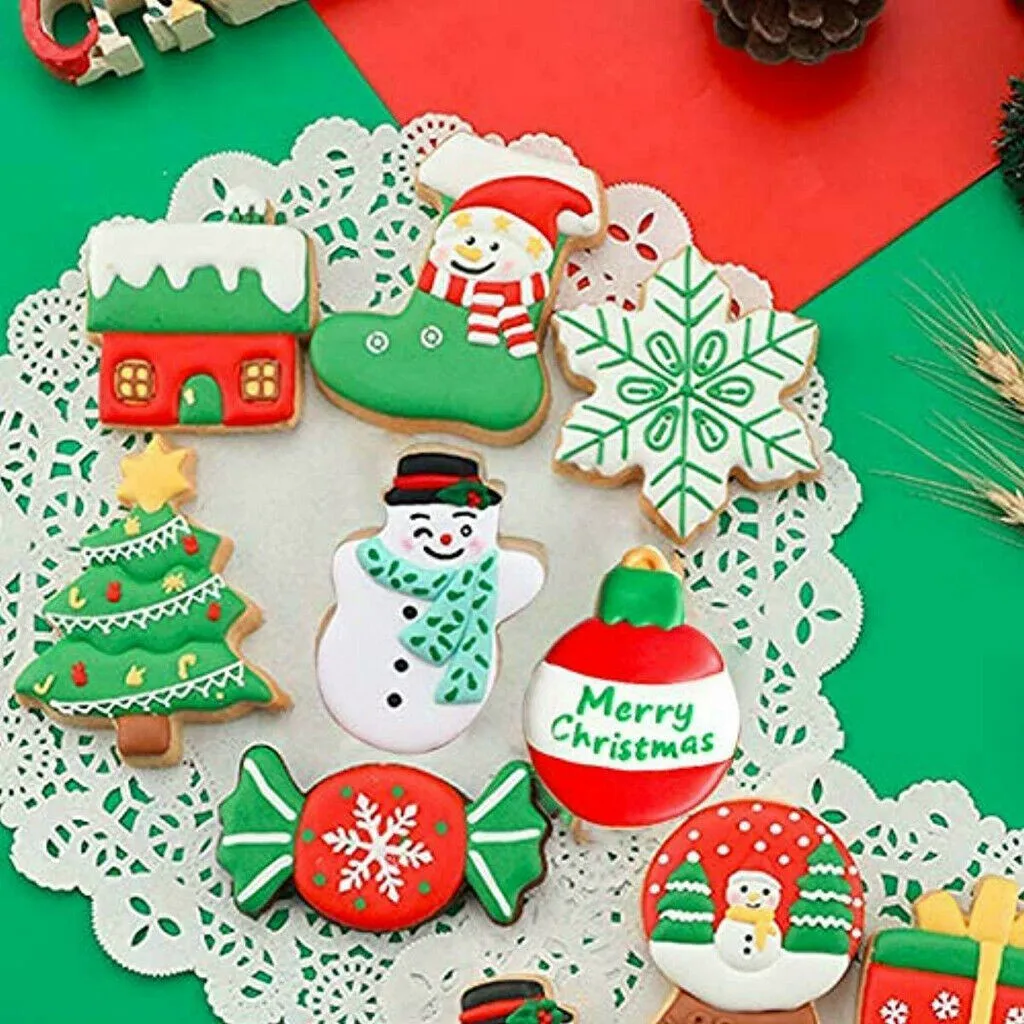 Рождественская форма для печенья и тортов из нержавеющей стали инструмент