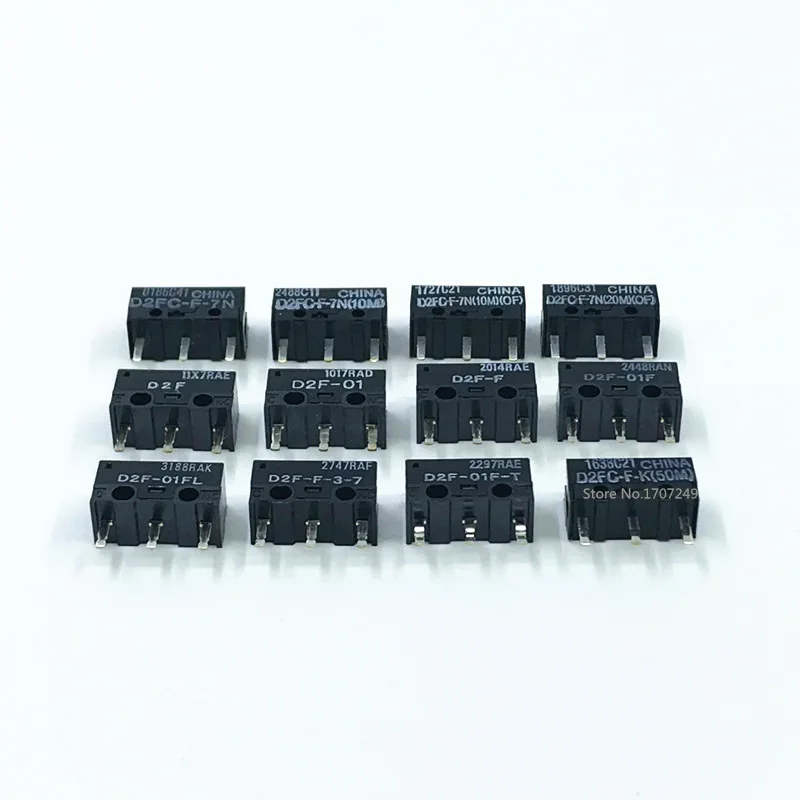 

1Pcs original OMRON mouse micro switch D2FC-F-7N 10m 20m OF D2FC-F-K(50M) D2F D2F-F D2F-01 D2F-01L D2F-01FL D2F-01F-T D2F-F-3-7