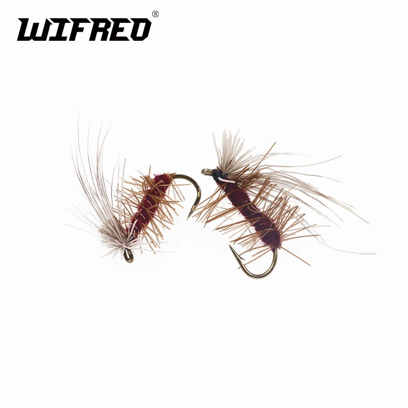 Wifreo 8 шт. #10 волосы оленя Caddis для ловли нахлыстом форели сухие мухи | Спорт и