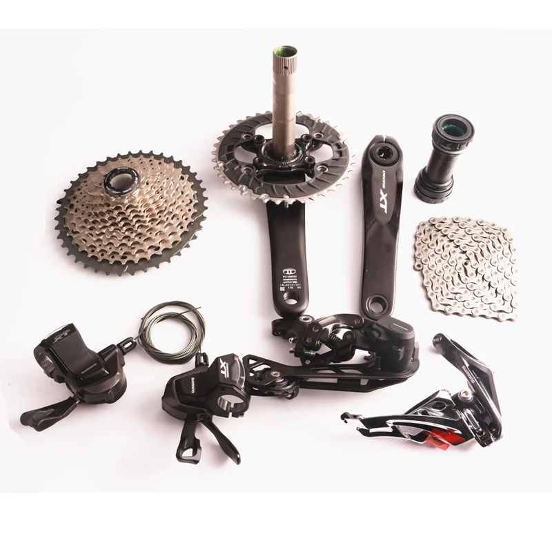 SHIMANO XT M8000 22s 3x11 Скорость MTB группа набор 7 шт. Передний Задний переключатель шатун с BB-MT800 переключения цепи кассеты группа