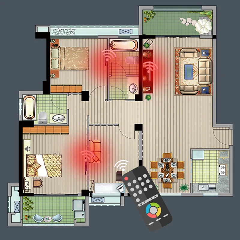 

50M Wireless HDMI extender Wireless HDMI Transmitter Receiver HDMI WIFI Extende For TV Projector Support Up to 1080p@60Hz 50M