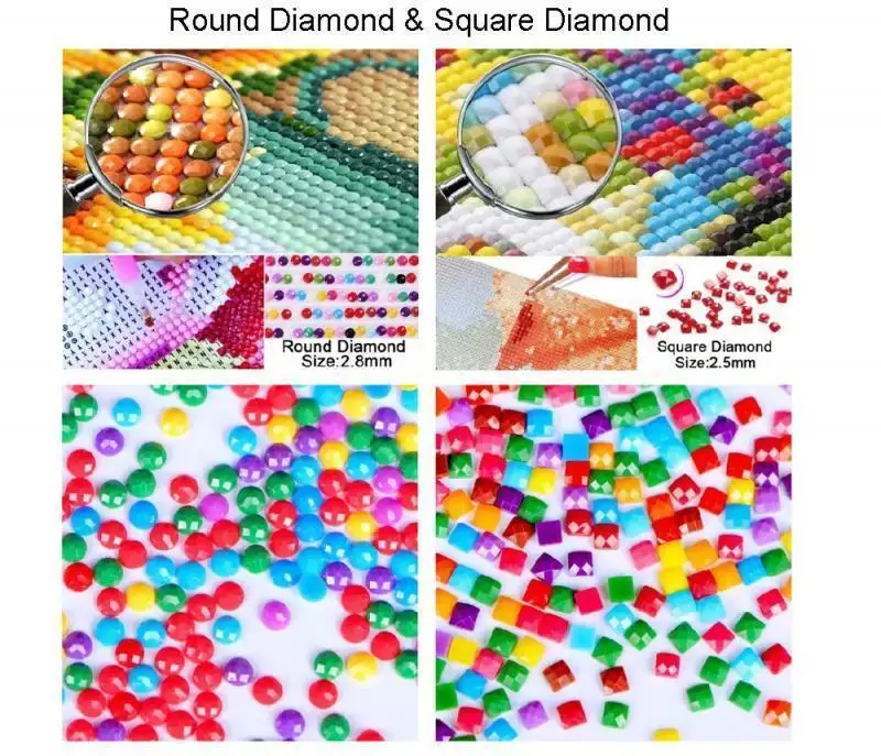 

5D DIY Diamond Embroidery Cartoon Girl Fish Anime Painting Full Square/Round Mosaic Cross Stitch Diamond Painting Portrait Art