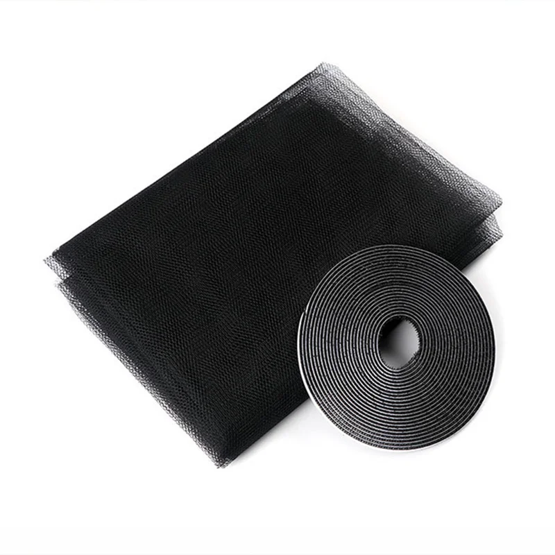

Inset New 150x200cm Room Mosquito Anti Window Kitchen Insect Nets Door Indoor Bug Flying Mesh Protector Curtains adhesive Screen