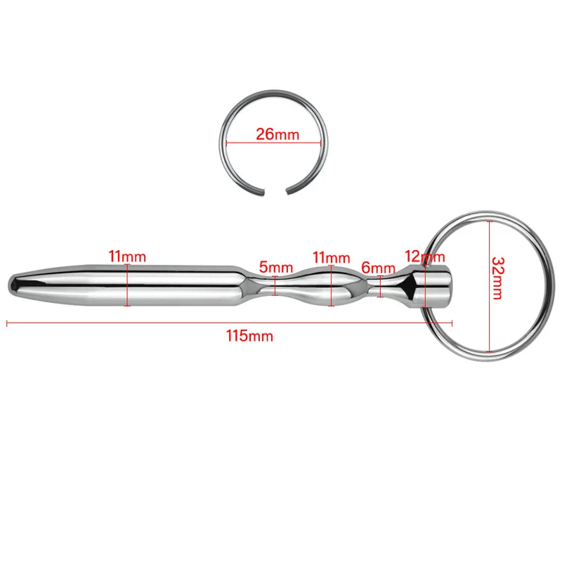 Мужской пенис вставной уретральный штекер звучащий стержень из нержавеющей