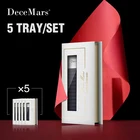 Набор Черных ресниц для наращивания DeceMars, 5 лотковнабор