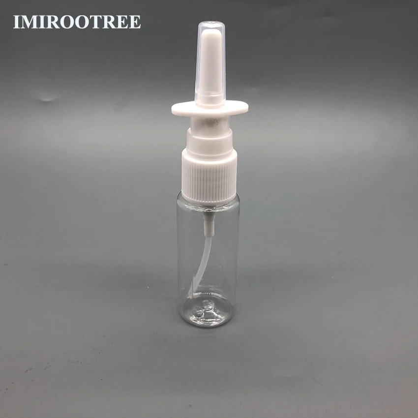 10 шт. 20 мл ПЭТ тонкой назальный спрей бутылка с точным носовые опрыскиватель