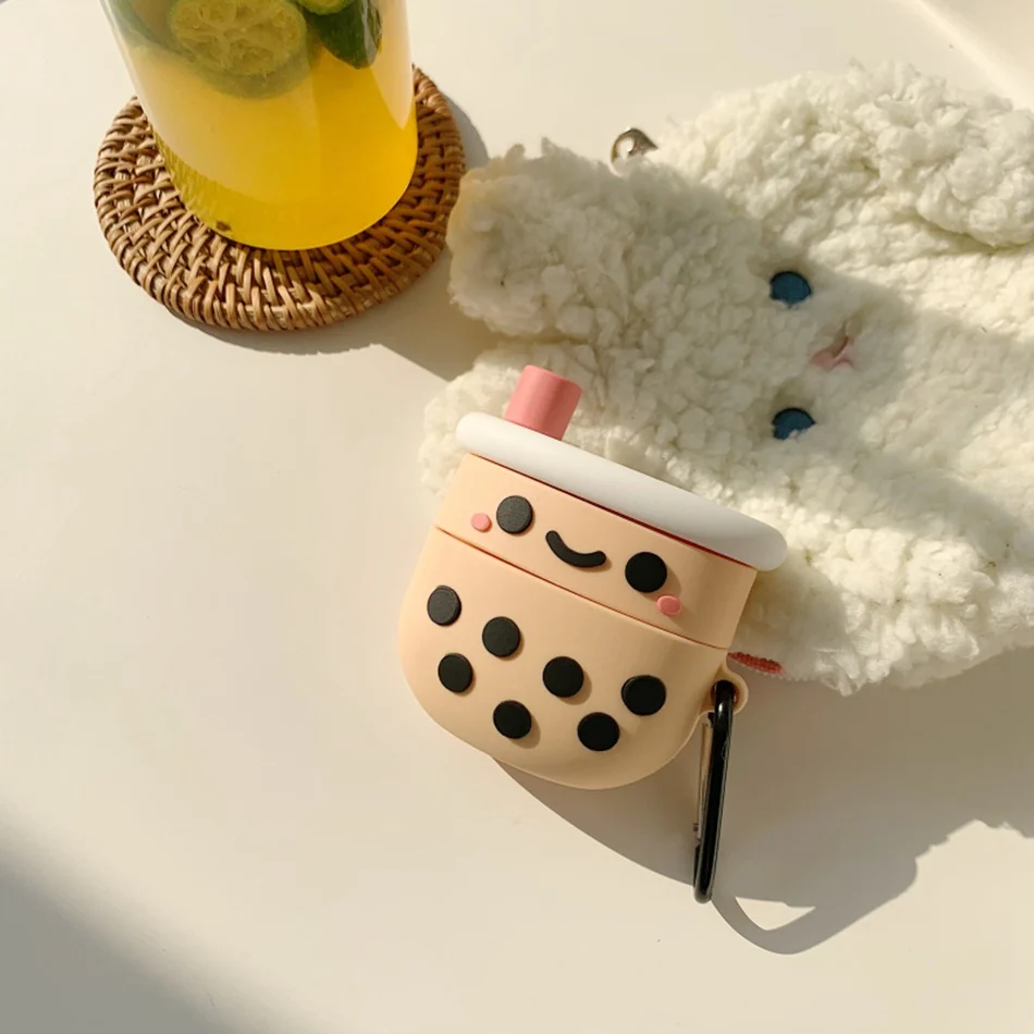 3D чехол для наушников для Airpods Pro Чехол Силиконовый Медведь Кролик поросенок Мультяшные наушники/Earpods чехол для Apple Air pods Pro 3 чехол кошка - Цвет: 600