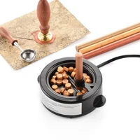 mini glue pot fire wax warmer melts electric heater wax bar sticks beads melting seal glue furnace tool stove for wax seal stamp