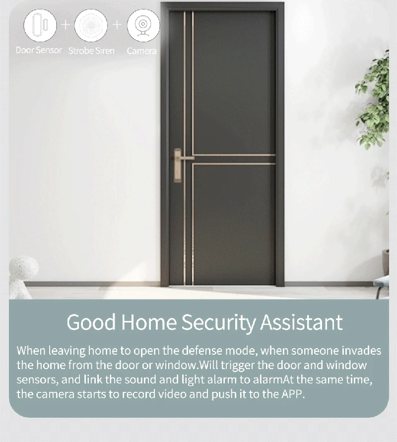 Tuya Smart Wifi нам звука и светильник сигнализация App дистанционного Управление умный