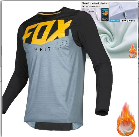 Зимний Кардиган мужской трикотаж Джерси для страны горного велосипеда детей