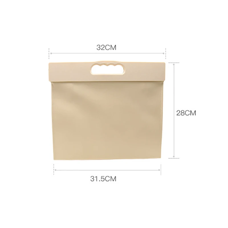 QUEES Автомобильная мусорная корзина складная кожаная сумка Подвеска сиденье