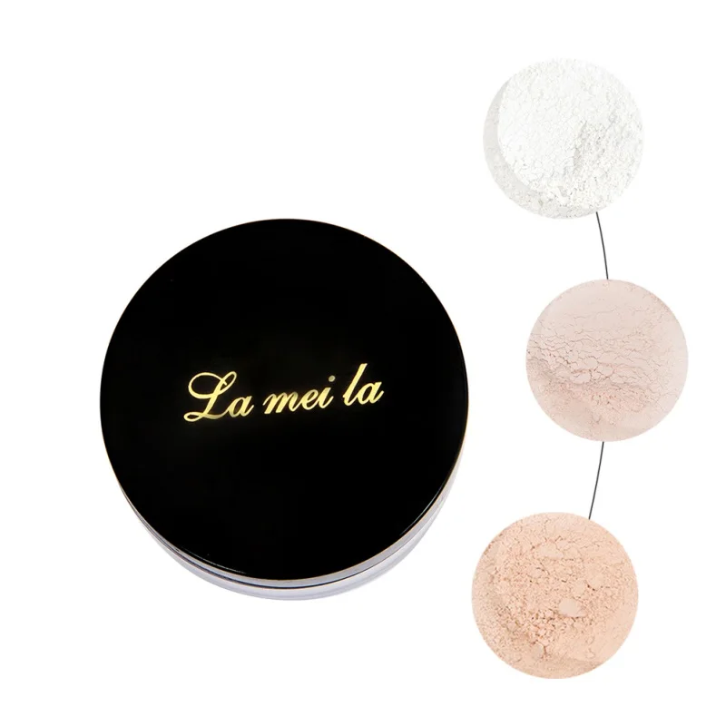 

Makeup Loose Powder with Puff Concealer Light Powder Mineral Makeup Long Lasting Loose Powder Waterproof Matte Setting YL