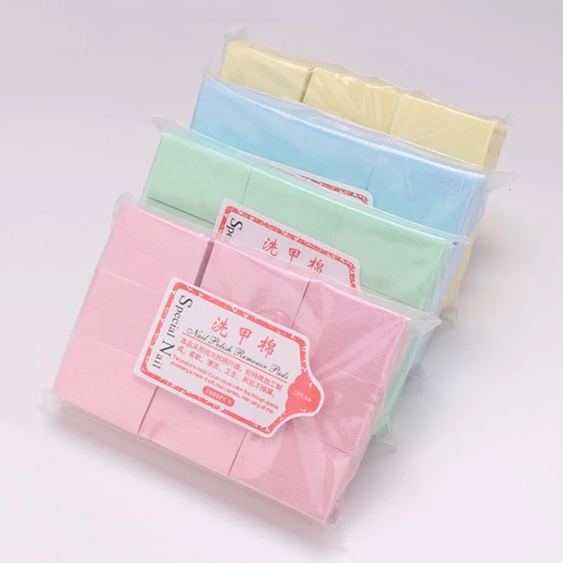 

Hot Colorful 550 Pcs Lint-Free Wipes Napkins Nail Polish Remover Gel Nail Wipes Nail Cutton Pads Manicure Pedicure Gel Tools
