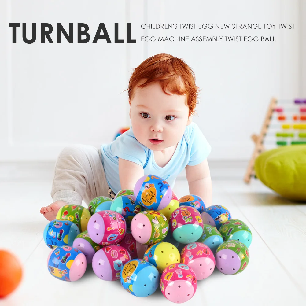 New Twisted Egg Figure Toy Mini Dolls Children Portable Interactive Plastic Capsules Balls Present for Vending Machine | Игрушки и хобби