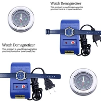 au eu plug watch demagnetizer watch tool watch repair tweezers electrical demagnetize tool horloge gereedschap and compass