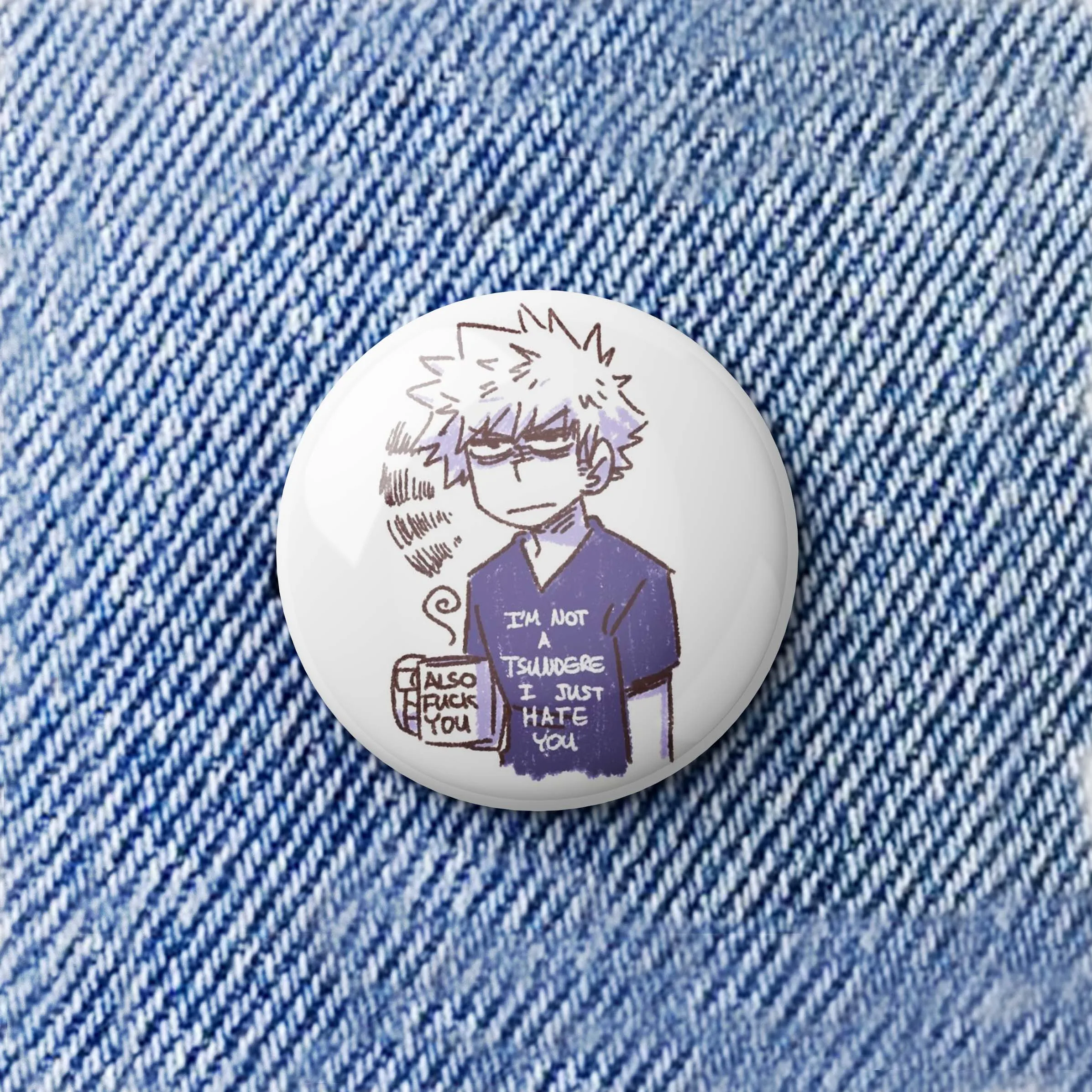 

Bakugou is Done sticker Soft Enamel Pin Creative Lapel Pin Hat Fashion Jewelry Women Badge Collar Brooch Funny Decor Clothes