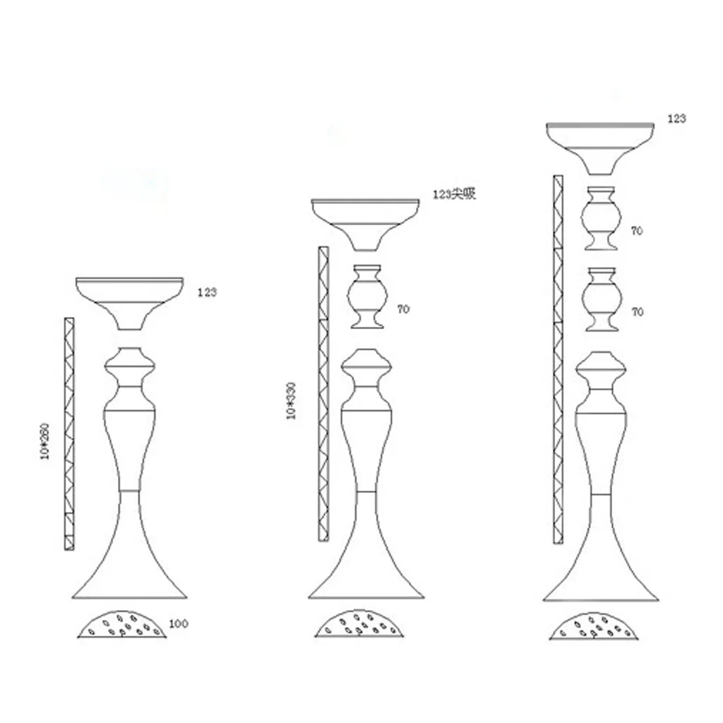 Металлический подсвечник чехол | Дом и сад