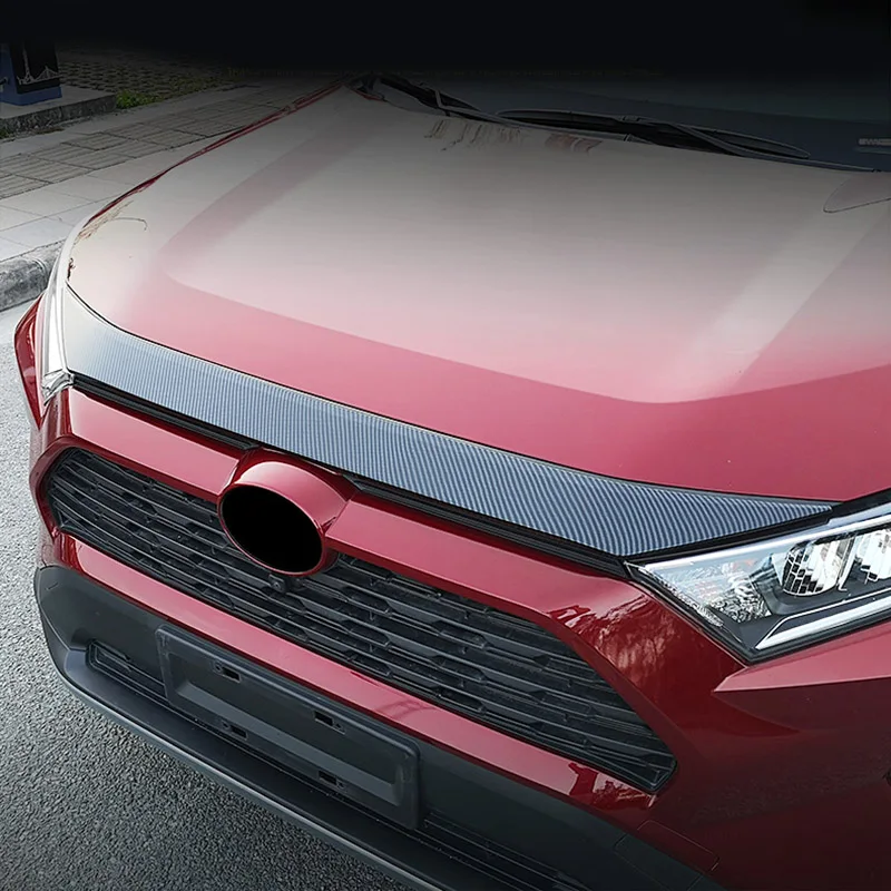 Накладка на крышку капота для Toyota 2020 RAV4 накладка из нержавеющей стали