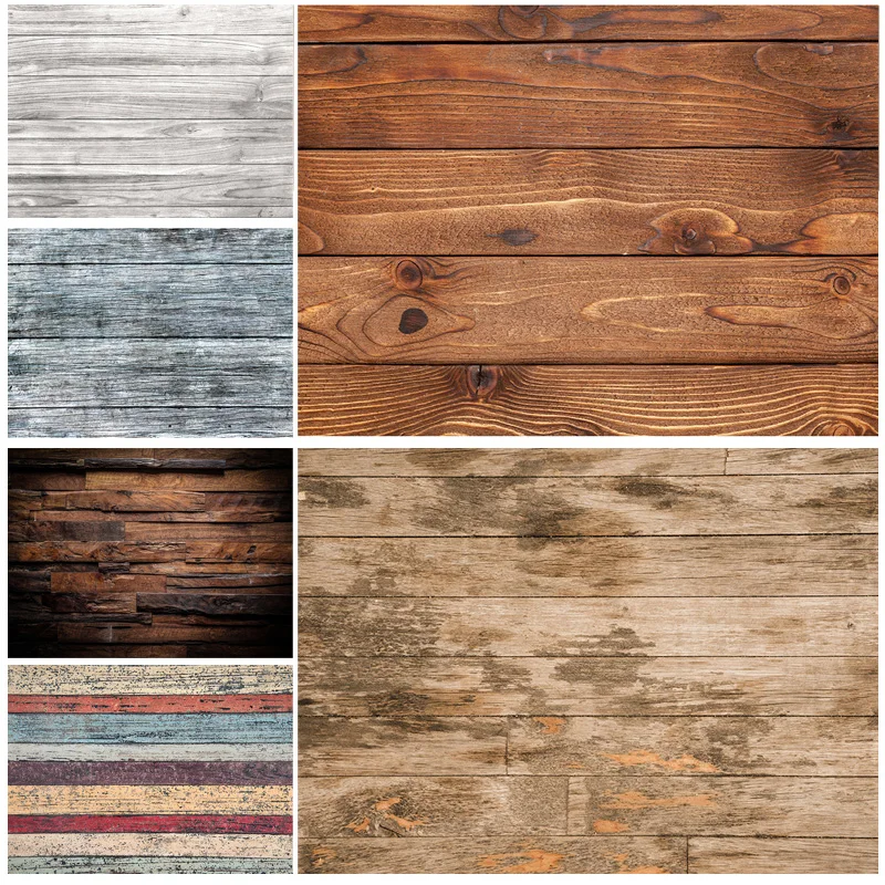 

Vinyl Retro Wooden Floor Children Baby Portrait Photography Backdrops For Photo Studio Background Props 21912 NNL-02
