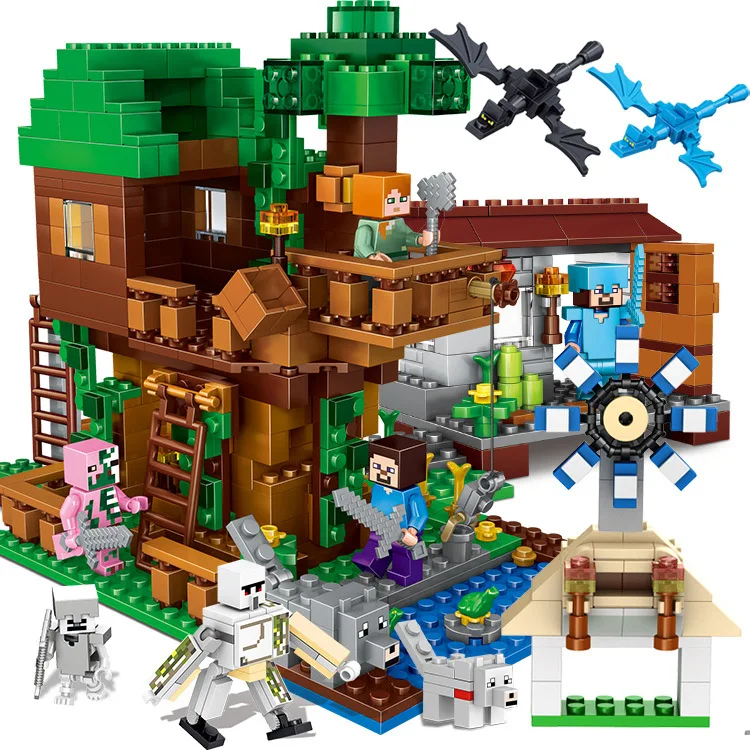 Совместимый с Legoinglys playmobil светильник в горную пещеру my minecraftinglys миры лифтом