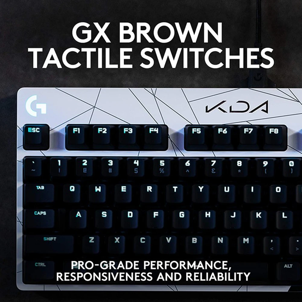 

Logitech G PRO KDA Mechanical Gaming Keyboard Wired Keyboard Mechanical Axis RGB Light Keyboard Suitable For Desktop Computer