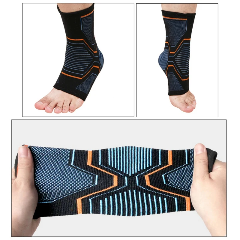 

Elastic Knitted Sports Ankle Support Brace For Cycling Yoga Basketball Volleyball Men Women Foot Joint Ankle Protector