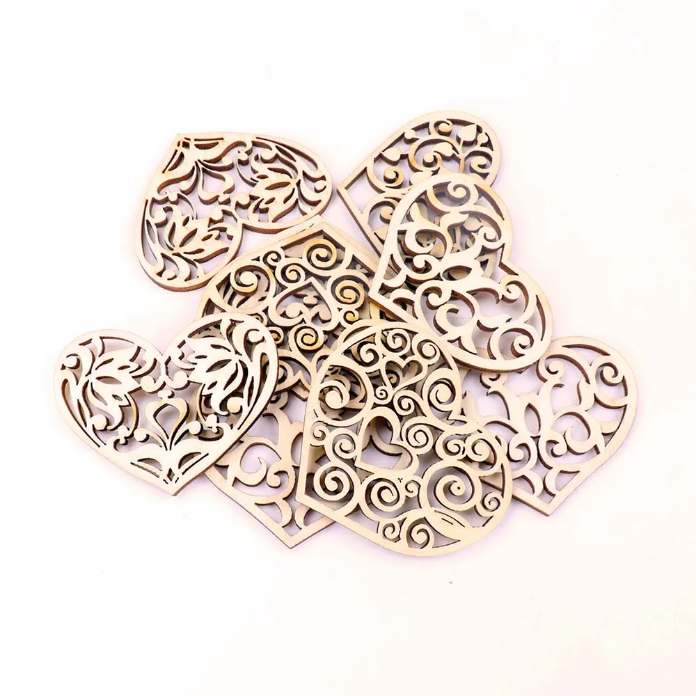 10 шт. деревянные аксессуары для украшения дома 50 мм|Поделки из дерева| |