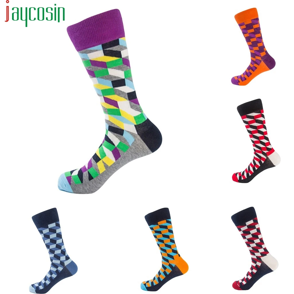 Женские повседневные спортивные чулки для скейтборда с принтом в клетку Модные