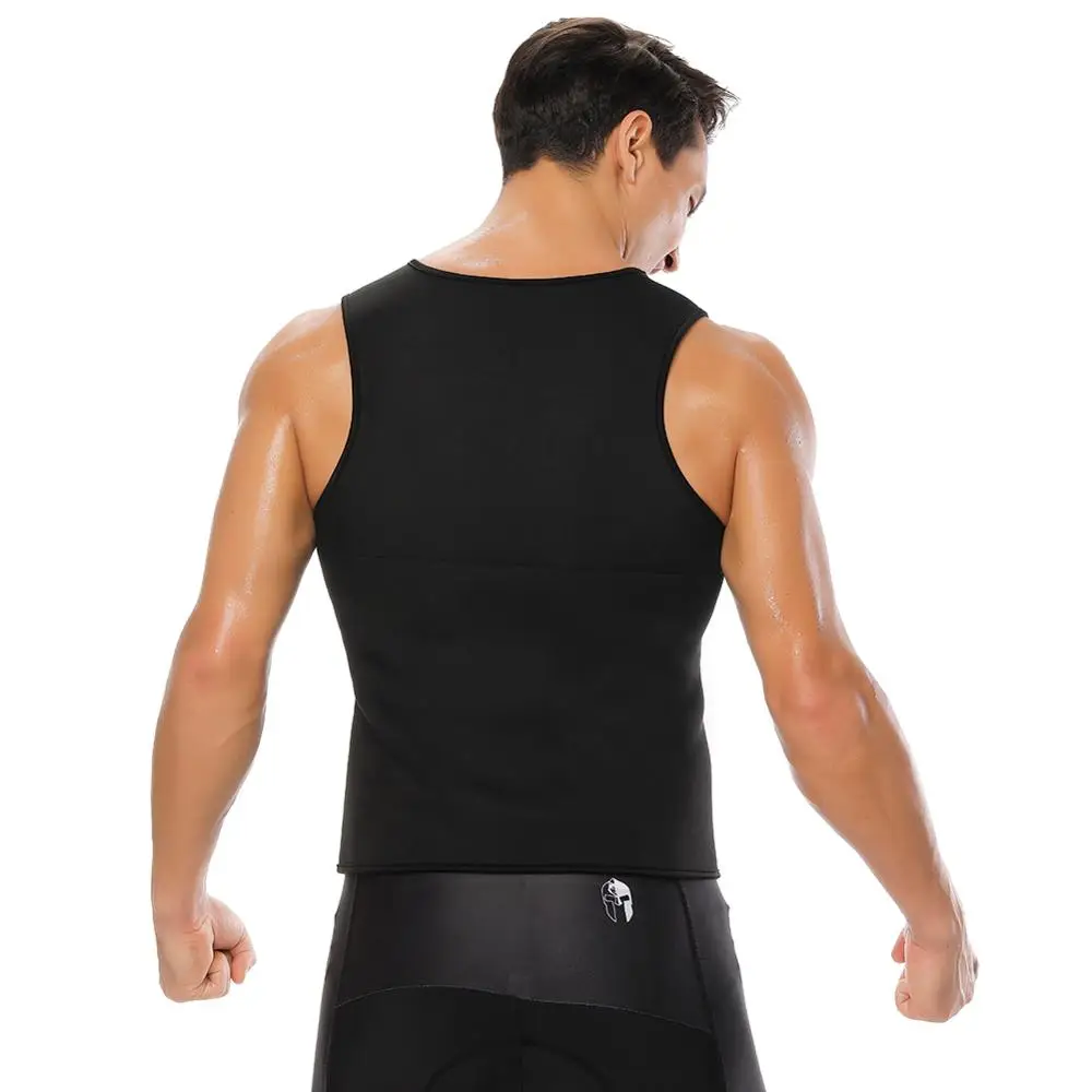 Пояс для похудения мужчин шейпер тела жилет пота корсет талии сжигание жира