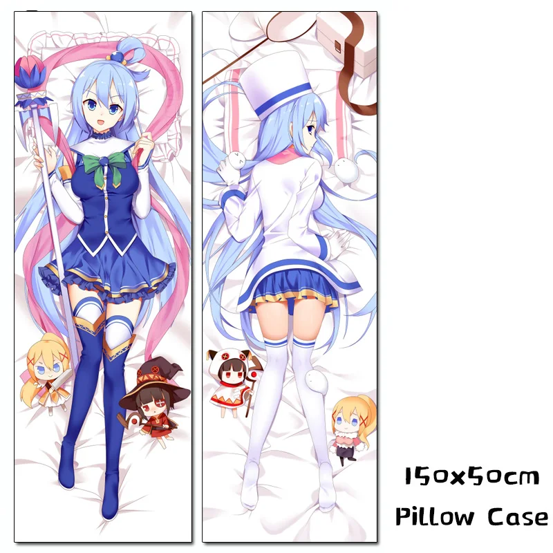 

Аниме KonoSuba Божье благословение на этот чудесный мир Aqua Dakimakura обниматься тела чехол Косплэй Подушка-отаку подарки