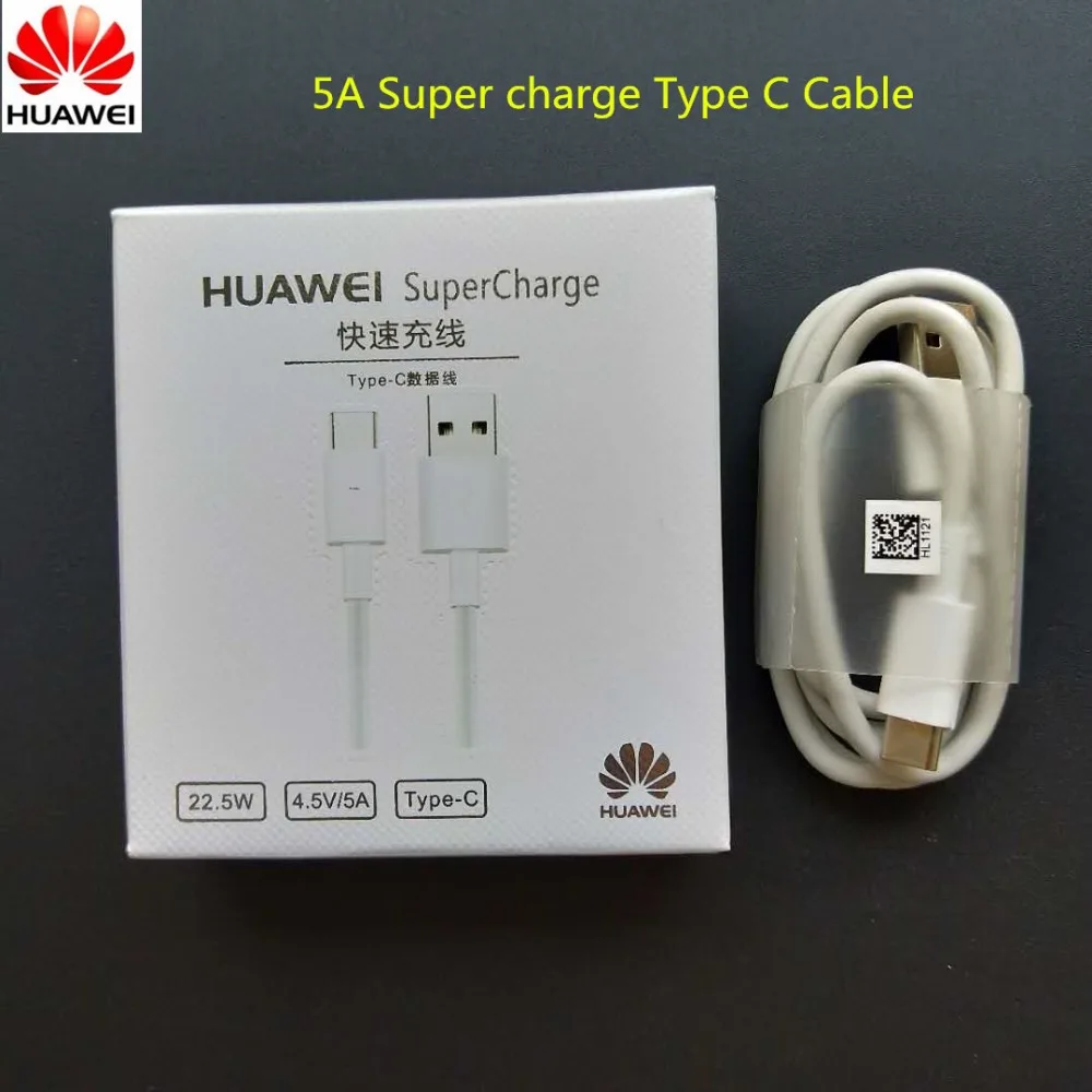 huawei 5A USB-C Supercharge кабель USB3.1 type C Быстрая зарядка дата кабель для samsung S10 S9 Xiaomi9 huawei mate 30 Pro