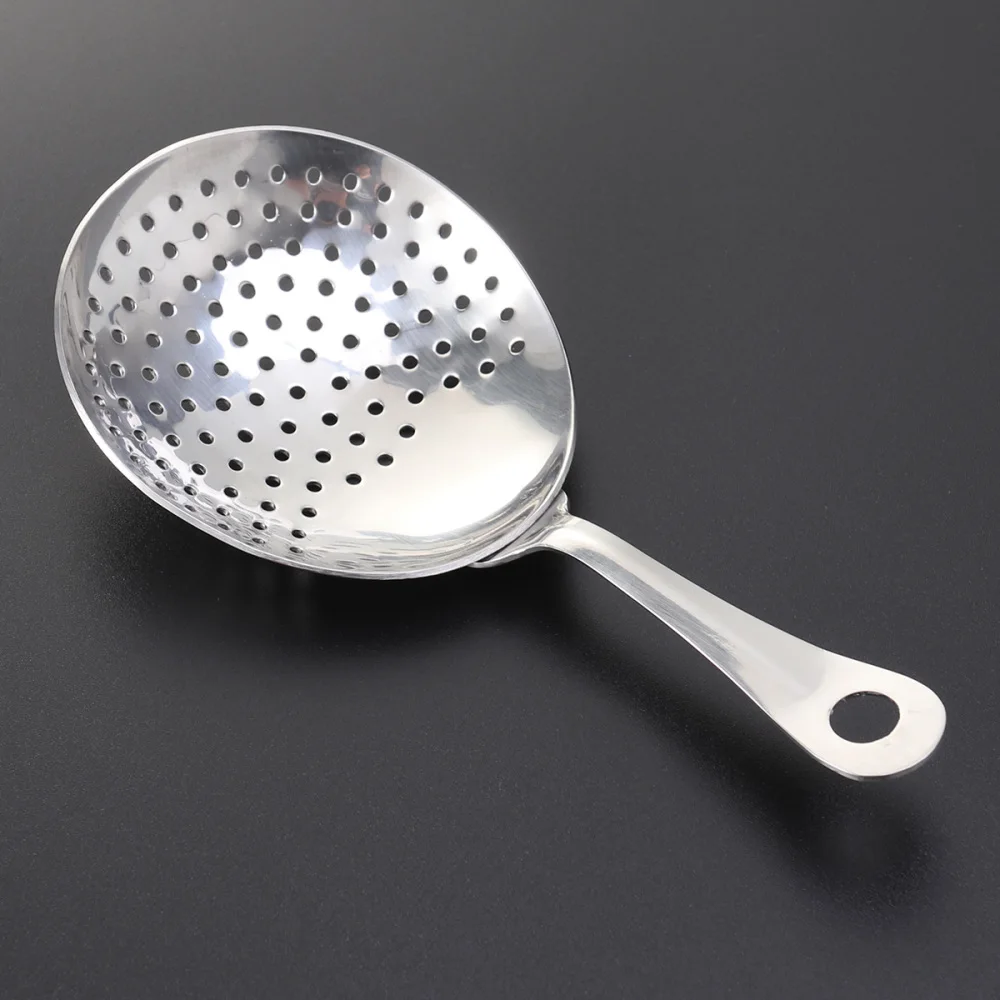

304 Stainless Steel Soup Ladle Colander Large Capacity Slotted Spoon Bar Strainer Cooking Utensil