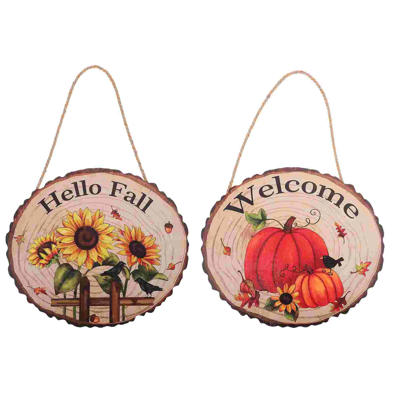

2Pcs Thanksgiving Day Household Hanging Door Pendant Home Hanging Ornament