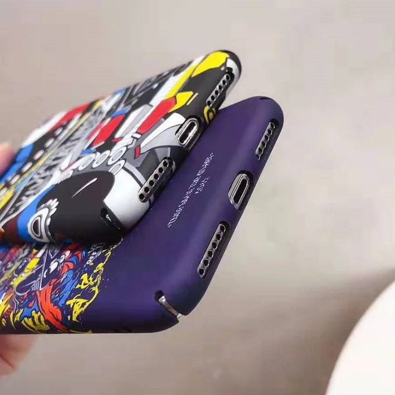 Erille Cool Doodle Airglow чехол для телефона IPhone 7 Pro Max X XR XS светящийся корпус 8 Plus 6S Мягкий