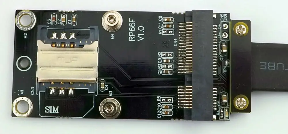 Удлинительный шнур PCIe x1 передается на беспроводную карту mini кабель mpcie PCIE