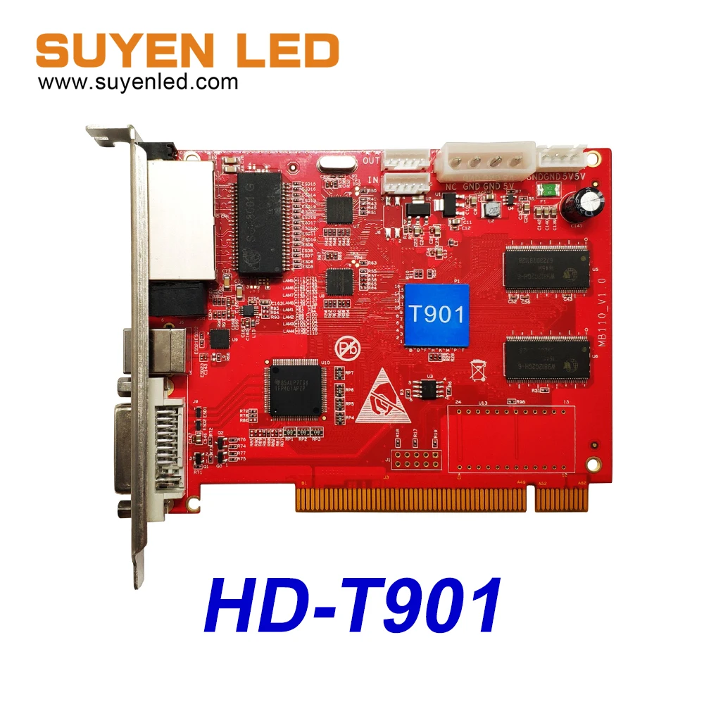 Best Price Huidu T901 Full Color Synchronous LED Sender Sending Card HD-T901 | Электронные компоненты и